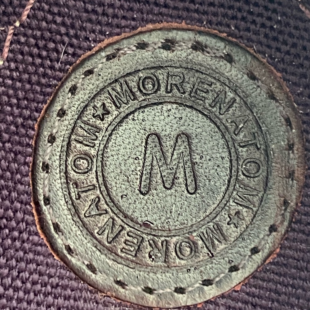 Morenatom mahogany leather, suede with colorful woven fabric shoes - Picture 7 of 11
